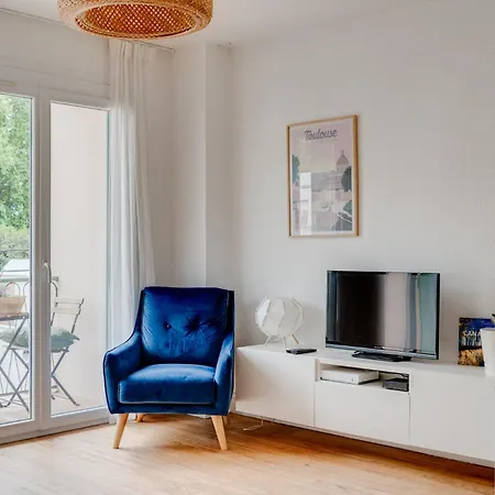 Daire Les Amidonniers, Garage, Balcon, Wifi Toulouse